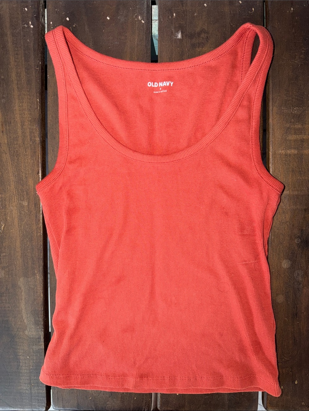 🍊 Old Navy Burnt Orange Tank Top | Women’s Small